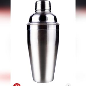 Cocktail Shaker 3-pc Stainless Steel 18 oz